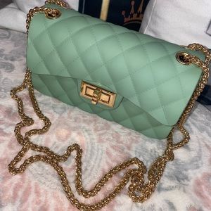 Olive Green Matted Crossbody
